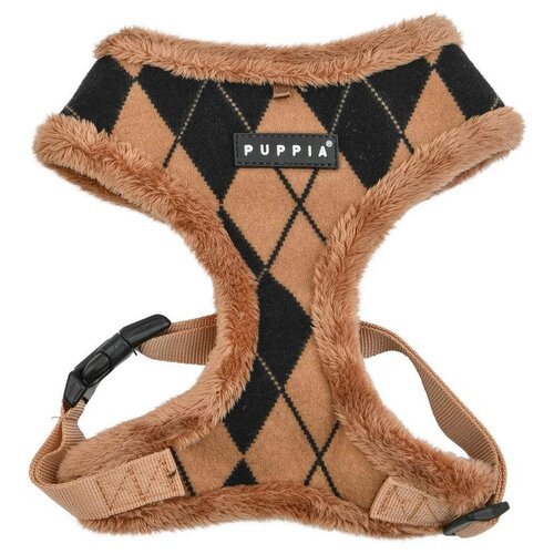 Шлейка Puppia Jaden harness A, обхват шеи 40  см, бежевый, XL