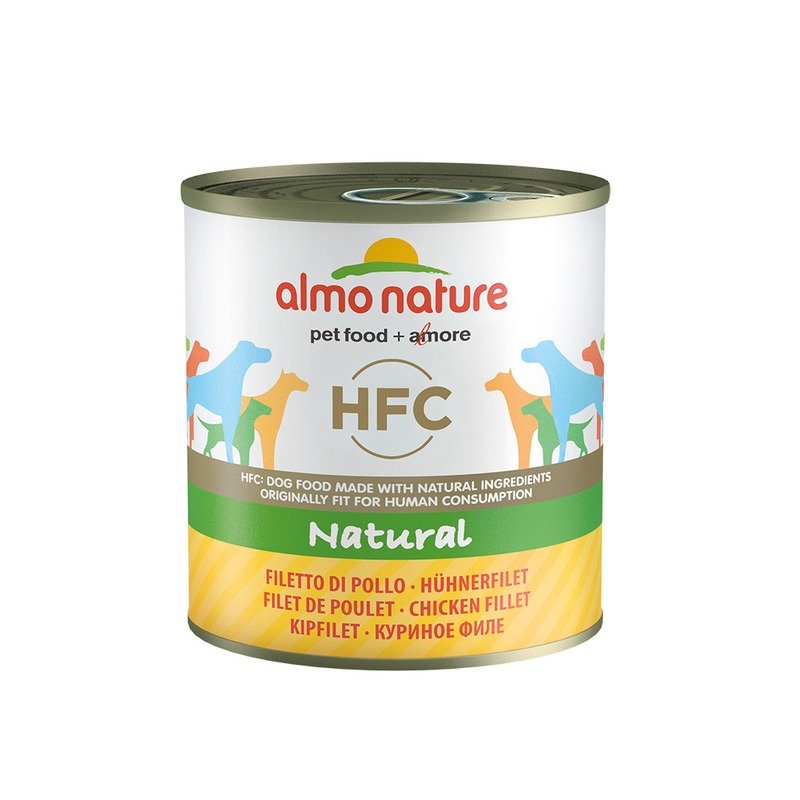 Almo Nature Classic Dog Chicken Fillet влажный корм для собак с куриным филе, волокна в бульоне, в консервах - 280 г