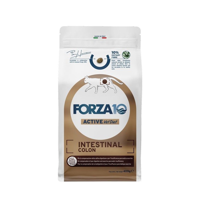 Forza10 Active Vetdiet Intestinal Colon Cat сухой корм для кошек, при заболевании жкт, с рыбой - 400 г