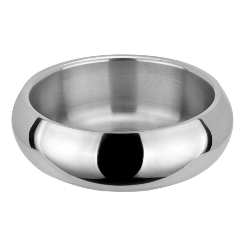 Миска для собак Mr.Kranch Belly Bowl из нержавеющей стали, нескользящее основание 850мл