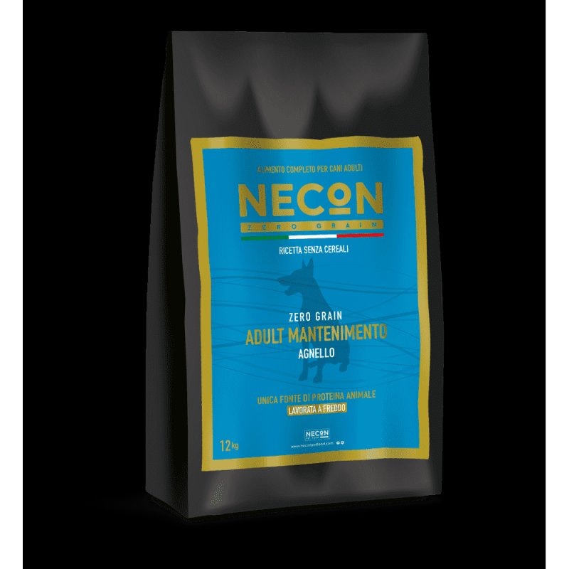 Корм для собак NECON Zero Grain беззерновой с ягненком и горохом сух. 3кг