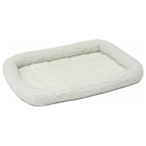 Для собак и кошек Midwest QuietTime Deluxe Fleece Bolster 58х45х8 см 58 см 45 см прямоугольная белый 8 см