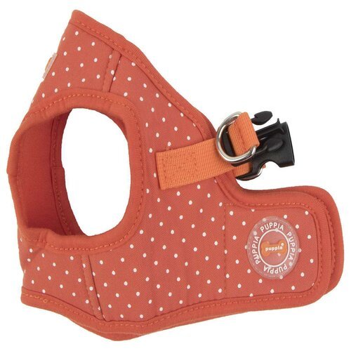 Шлейка Puppia Dotty harness II B (M), обхват шеи 26  см, оранжевая, M