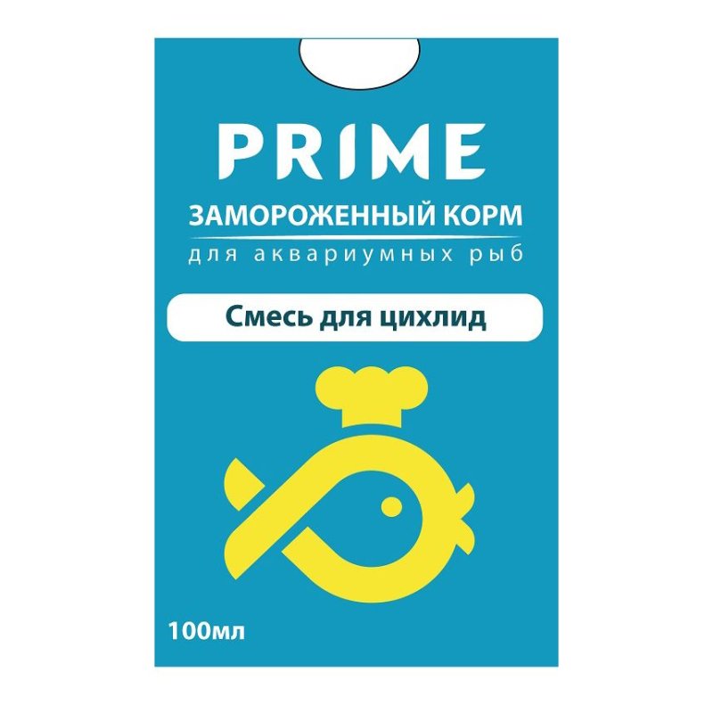 Корм для рыб PRIME Смесь для цихлид в блистере 100мл