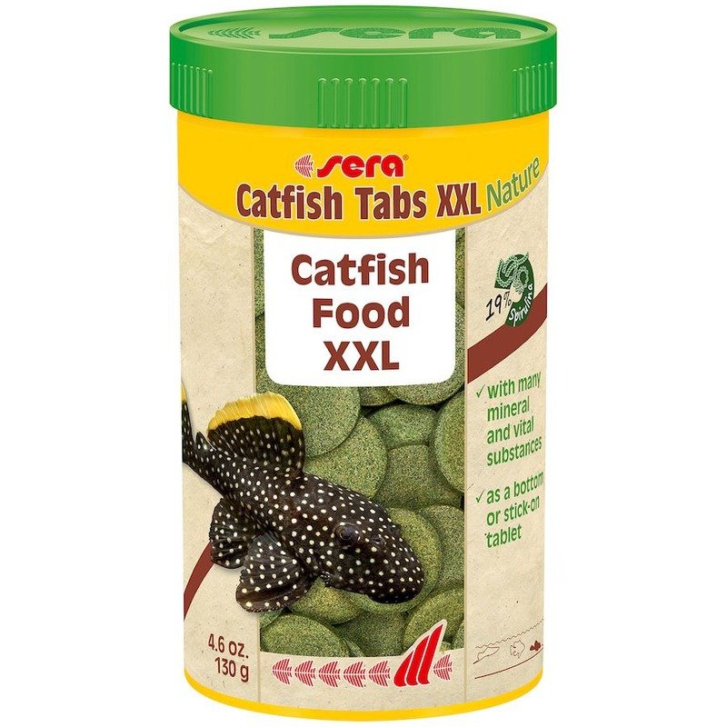 Sera Catfish Tabs XXL Корм для сомов \'прилипал\' - 250 мл