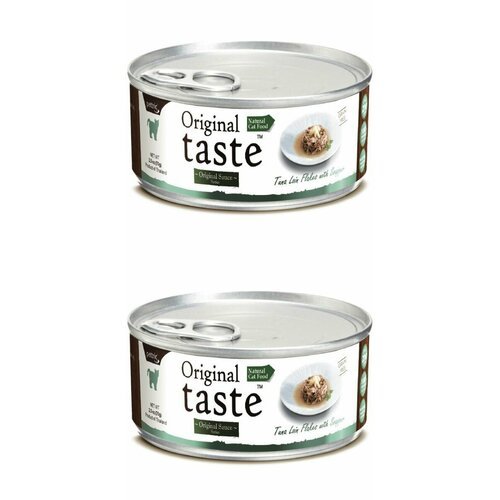 Pettric Влажный корм для кошек Тунец с люцианом в соусе Original Taste 18 %, 70 г , 2 шт.