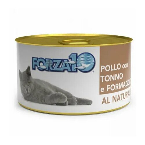 Forza10 Natural Tonno Pollo Gamberetti влажный корм для взрослых кошек с тунцом, курицей и креветками - 75 г