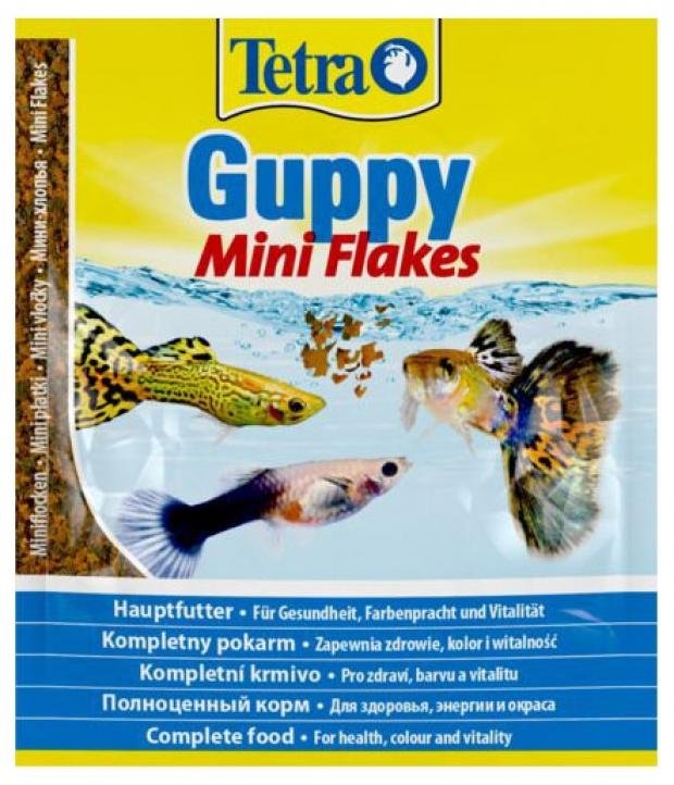 Корм для рыб Tetra Guppy Flakes мини-хлопья для группи, 12 г