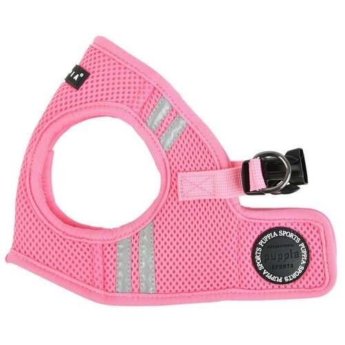 Шлейка Puppia Soft vest harness pro, обхват шеи 39  см, розовый, XL