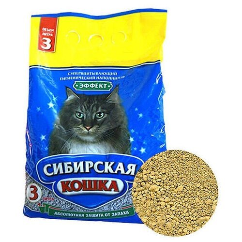 Наполнитель Сибирская Кошка Эффект 3л