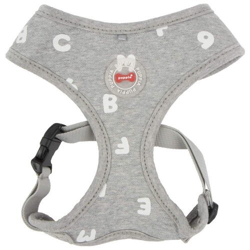 Шлейка Puppia Algo harness A, обхват шеи 32 см, серая, M