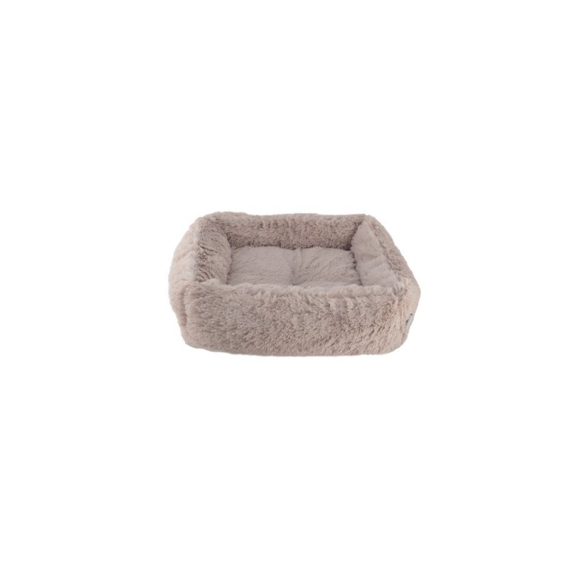 Лежак для животных Foxie Furry comfort 70х60см из меха бежевый