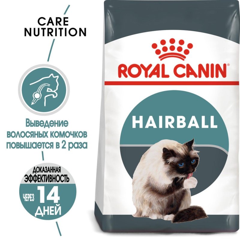 Корм для кошек ROYAL CANIN Hairball Care для профилактики образования волосяных комочков сух. 400г