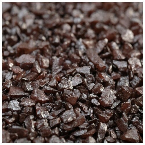 Грунт декоративный 'Шоколадный металлик' песок кварцевый, 250 г фр.1-3 мм