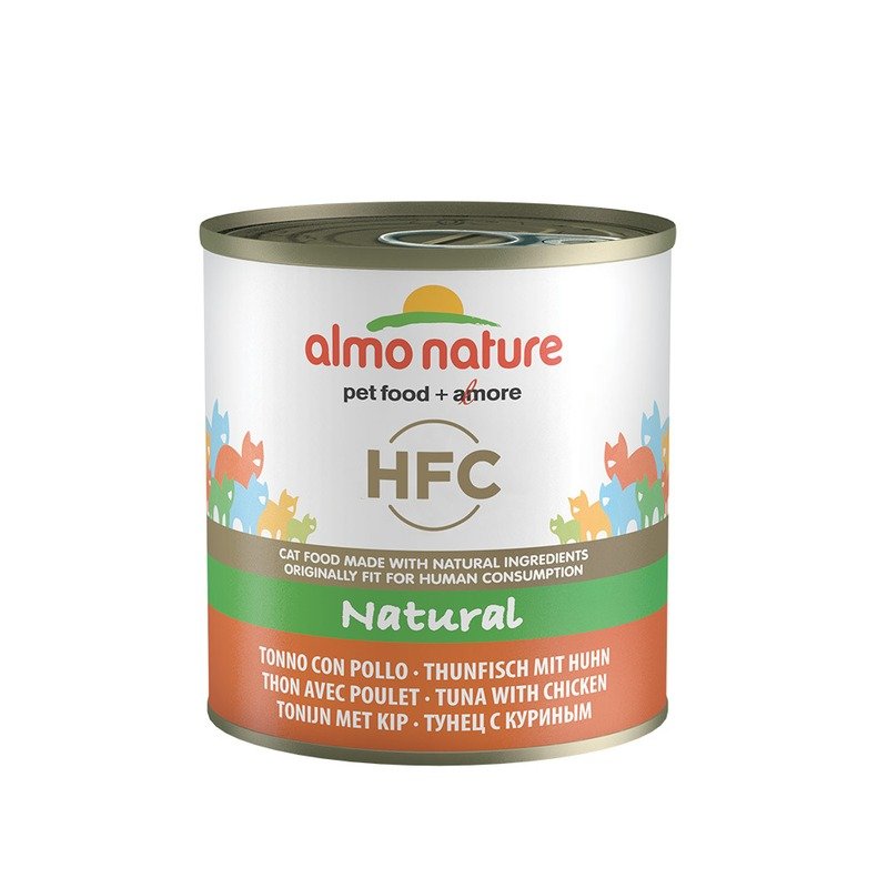 Almo Nature Classic Adult Cat Chicken & Tuna влажный корм для кошек, с курицей и тунцом, кусочки в бульоне, в консервах - 280 г