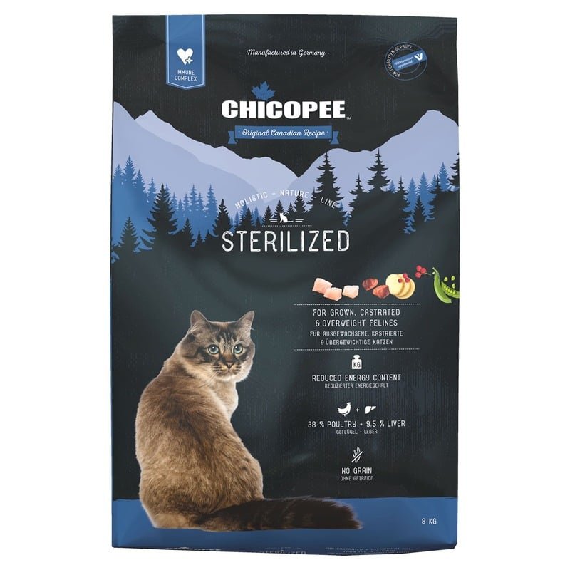 Chicopee HNL Cat Sterilized сухой корм для стерилизованных кошек