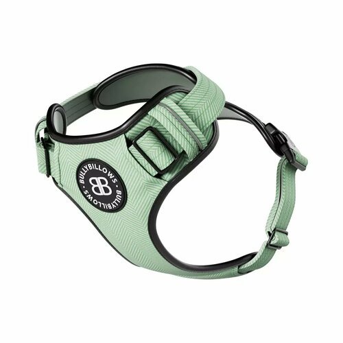 Шлейка Premium Dog Harness v2.0 TWEED BullyBillows (мятный / L)