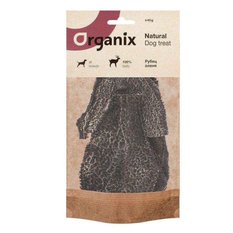 Organix лакомство для собак, рубец оленя - 40 г