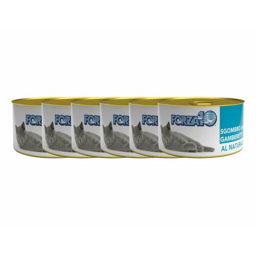 FORZA10 влажный корм для взрослых кошек со скумбрией и креветкой. 0,75 гр. х 6 шт.
