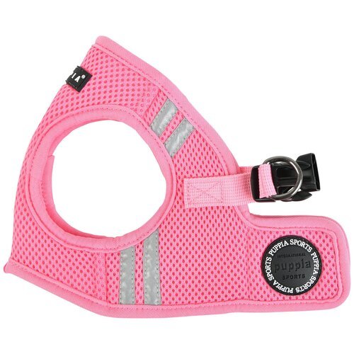 Шлейка Puppia Soft vest harness pro, обхват шеи 34  см, розовый, L