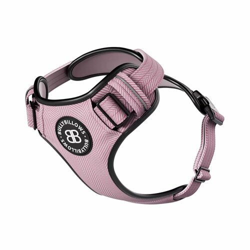 Шлейка Premium Dog Harness v2.0 TWEED BullyBillows (розовый / XL)