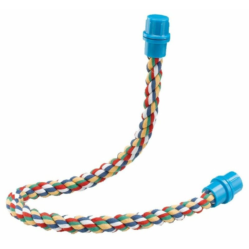 Ferplast PA 4114 Cord-Perch Medium жердочка для попугаев, гибкая, из хлопка - M, Ø1,8x66 см