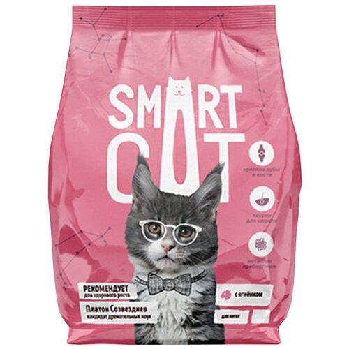 Сухой корм Smart Cat для котят с ягненком 0,4 кг