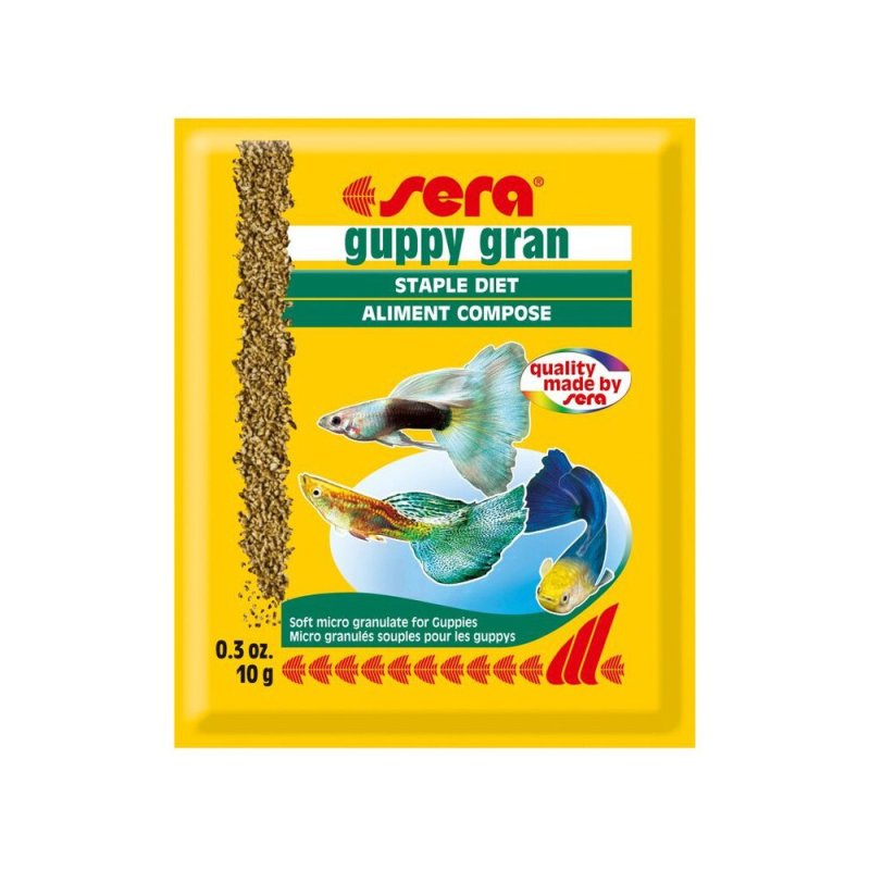 Корм для рыб SERA Guppy Gran 10г