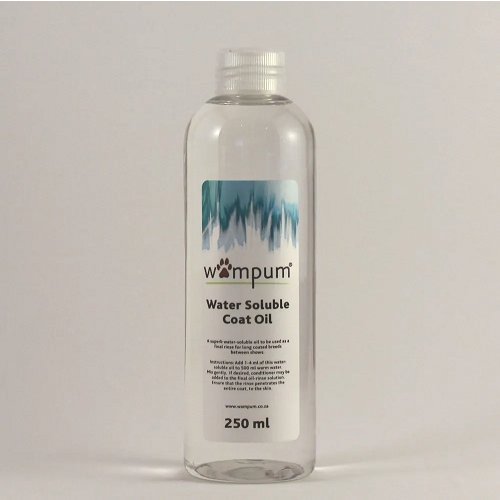 Растворимое в воде масло для шерсти Wampum (Water Soluble Coat Oil), 250 мл