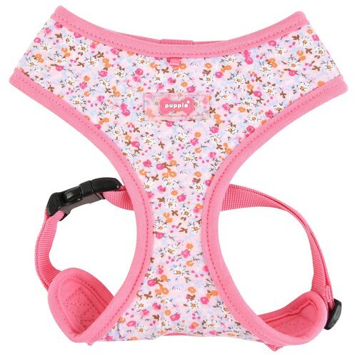 Шлейка Puppia Wildflower harness A, обхват шеи 26  см, pink, S