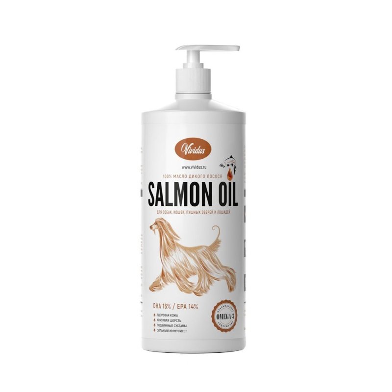 Масло дикого лосося VIVIDUS Salmon Oil 250мл