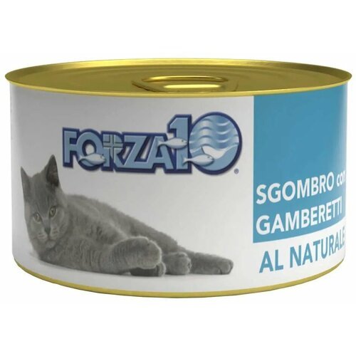 Forza10 Natural Sgombro Gamberetti влажный корм для взрослых кошек со скумбрией и креветкой - 75 г