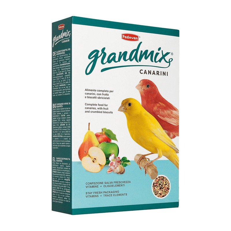 Корм Padovan Grandmix canarini для канареек комплексный основной - 400 г