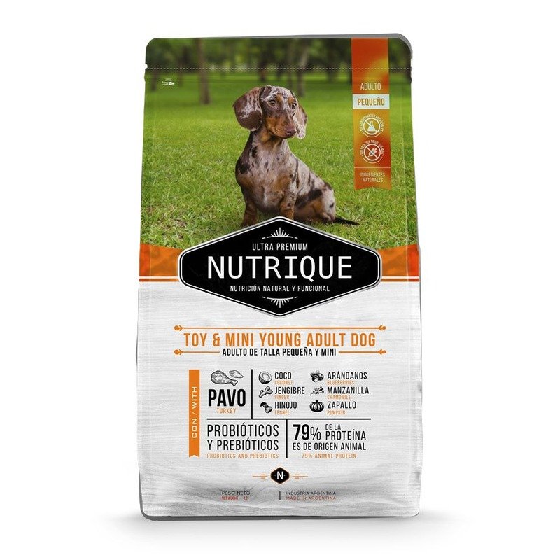 Vitalcan Nutrique Dog Adult сухой корм для собак мелких пород, с индейкой - 3 кг