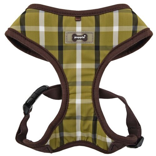 Шлейка Puppia Baxter harness A, обхват шеи 40  см, Olive, XL