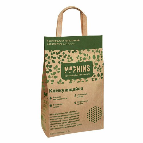 Napkins Комкующийся наполнитель 6кг