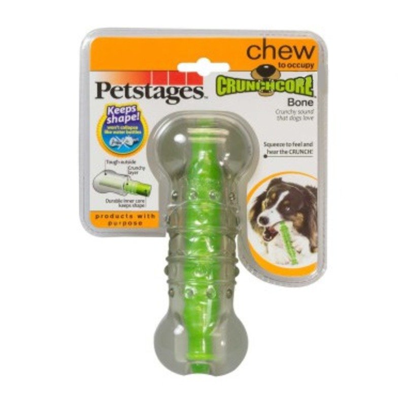 Petstages игрушка для собак \'Хрустящая косточка\' резиновая большая