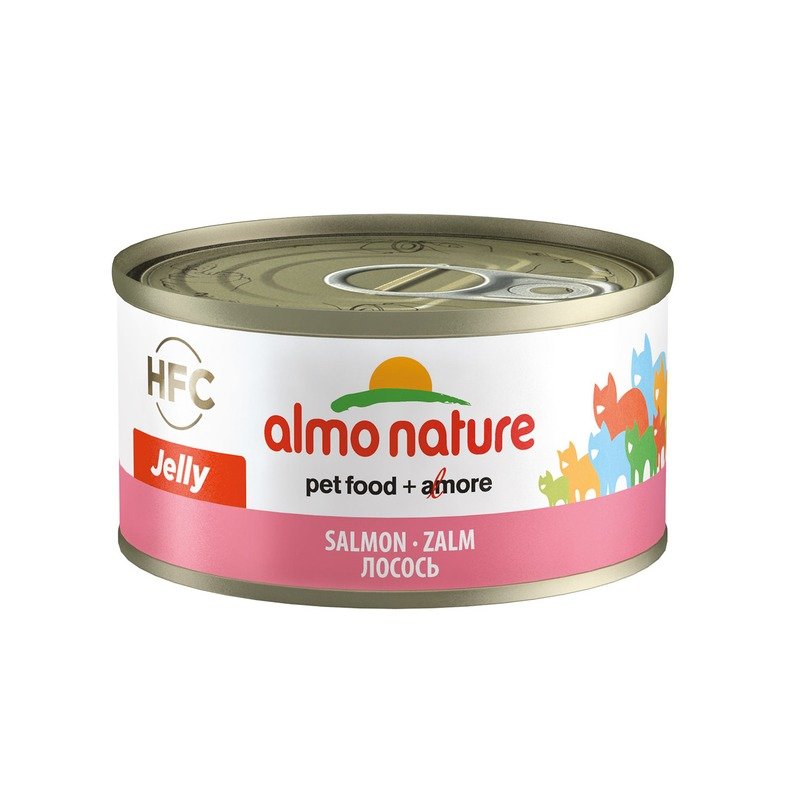 Almo Nature Legend Adult Cat Salmon консервированный корм с цельными кусочками лосося в бульоне для взрослых кошек - 70 гр. х 24 шт.