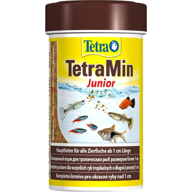 Tetra Min Junior корм в хлопьях для молодых рыб - 100 мл