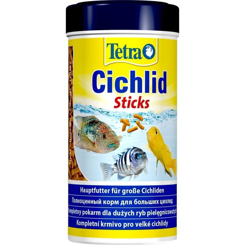 Корм Tetra Cichlid Sticks для всех видов цихлид в палочках - 250 мл