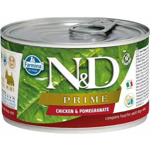 N&D Dog Prime с курицей и гранатом влажный корм для собак мелких пород