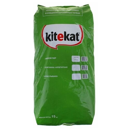 Kitekat Сухой корм KiteKat 'Мясной пир' для кошек, 15 кг