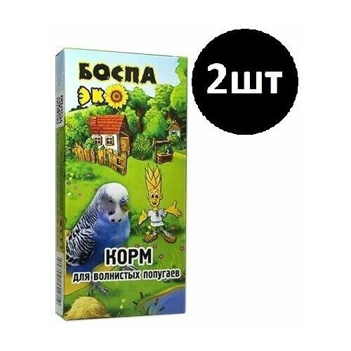 Боспа ЭКО Корм для волнистых попугаев 500гр х 2шт